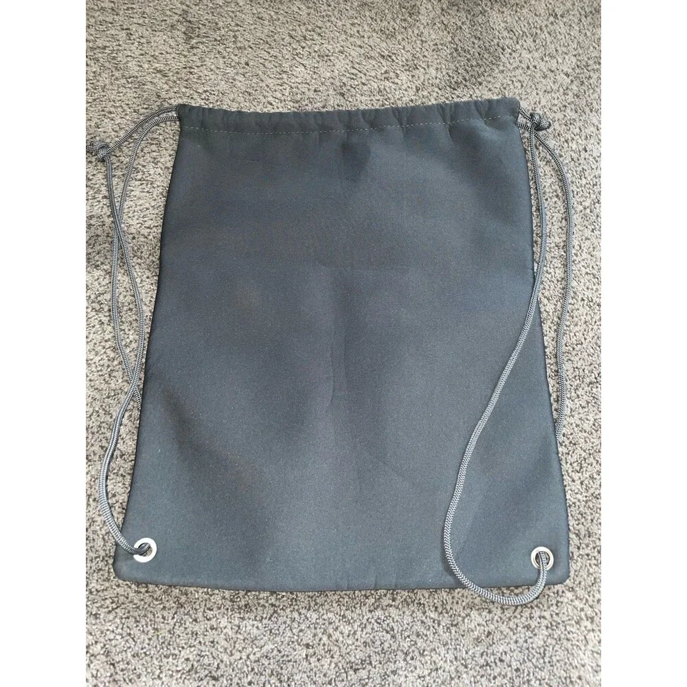 Rodan + Fields Drawstring Backpack Purple Green Gray Gym Cinch Sack Bag NWOT